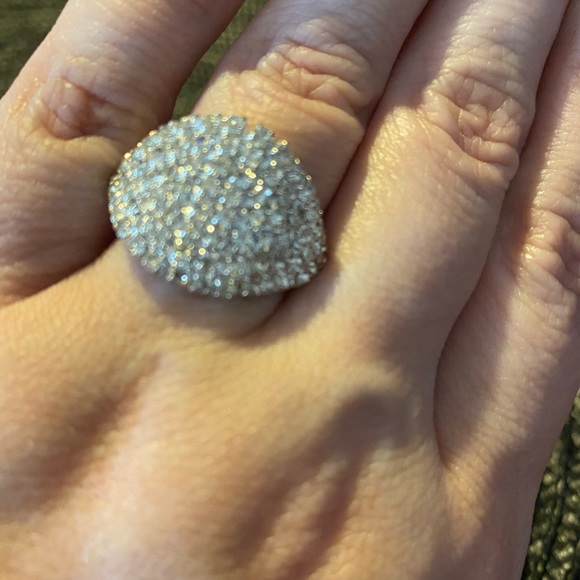 CZ ring. Adjustable - Picture 4 of 6